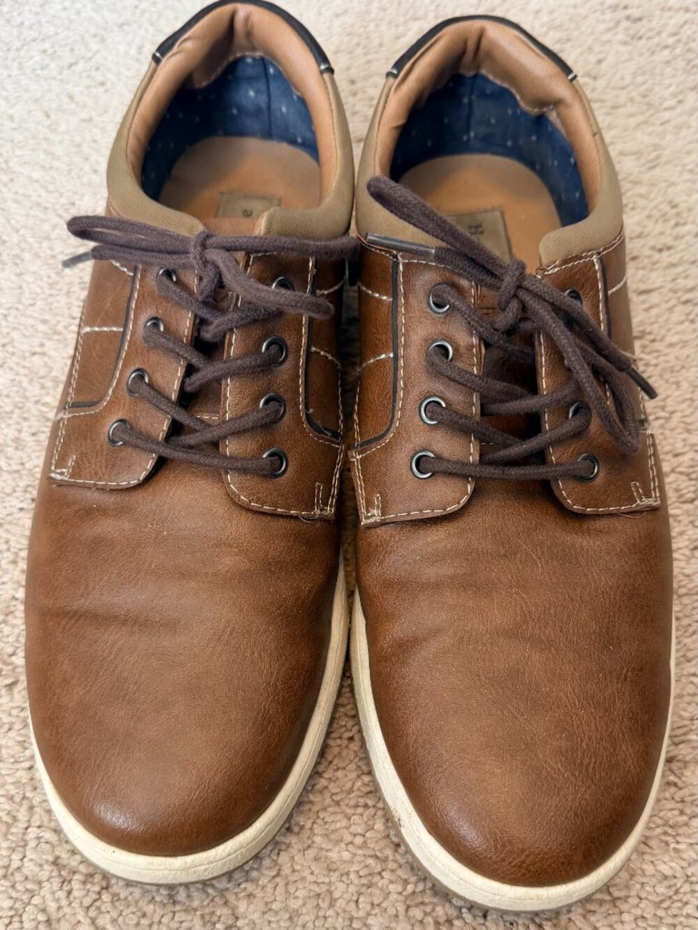 Hawker Rye - Brown Lace Up Dress Sneakers